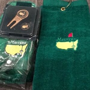 Great Golfer Gift ~ Green Masters Golf Towel ~ All NEW 
3 Wood Head Cover